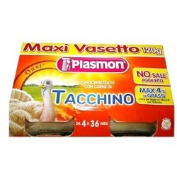 Plasmon Omogeneizzato Tacchino 120 G X 2 Pezzi - Omogeneizzati e liofilizzati - 909917268 - Plasmon - € 5,77