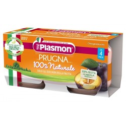 Plasmon Omogeneizzato Prugna 2 X 80 G - Omogenizzati e liofilizzati - 944800325 - Plasmon - € 1,15