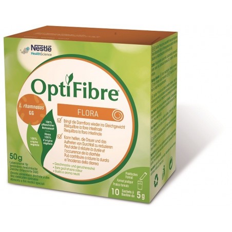 Nestle' It. Optifibre Flora 10 Bustine 5 G - Rimedi vari - 981375355 - Nestle' It. - € 10,32