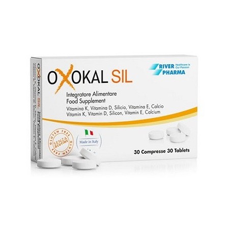 River Pharma Oxokal Sil Integratore Per le Ossa 30 Compresse - Integratori e alimenti - 938972039 - River Pharma - € 21,80