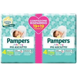 Fater Pampers Baby-dry Duo Dwct Maxi 38 Pezzi - Pannolini - 971241450 - Fater - € 11,53
