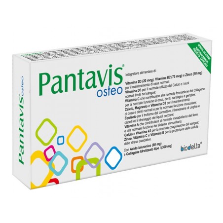 Biodelta Pantavis Osteo 30 Compresse - Integratori per dolori e infiammazioni - 944942869 - Biodelta - € 24,93