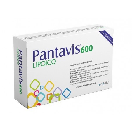 Biodelta Pantavis 600 Lipoico 30 Compresse - Pelle secca - 947062992 - Biodelta - € 26,28