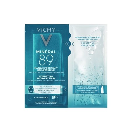 Vichy Mineral 89 Maschera In Tessuto Riparatrice 29 G - Maschere viso - 979022884 - Vichy - € 8,25