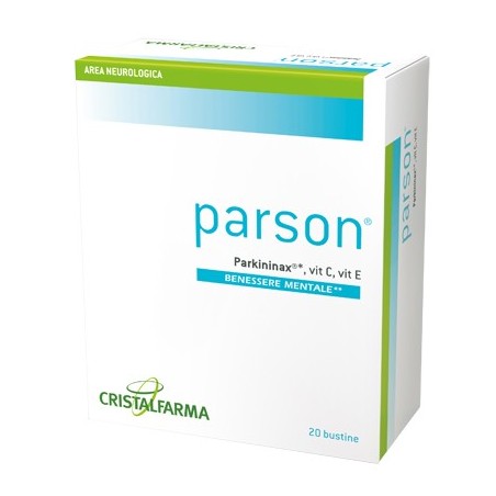 Cristalfarma Parson 20 Bustine - Integratori per concentrazione e memoria - 979196615 - Cristalfarma - € 35,38