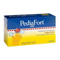 Pediatrica Pediafort 500 10 Fiale - Integratori di sali minerali e multivitaminici - 902245087 - Pediatrica