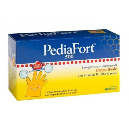 Pediatrica Pediafort 500 10 Fiale - Vitamine e sali minerali - 902245087 - Pediatrica - € 21,50