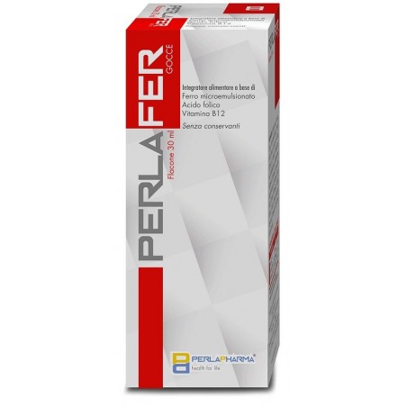 Perla Pharma Perlafer Gocce 30 Ml - Vitamine e sali minerali - 974998852 - Perla Pharma - € 15,07