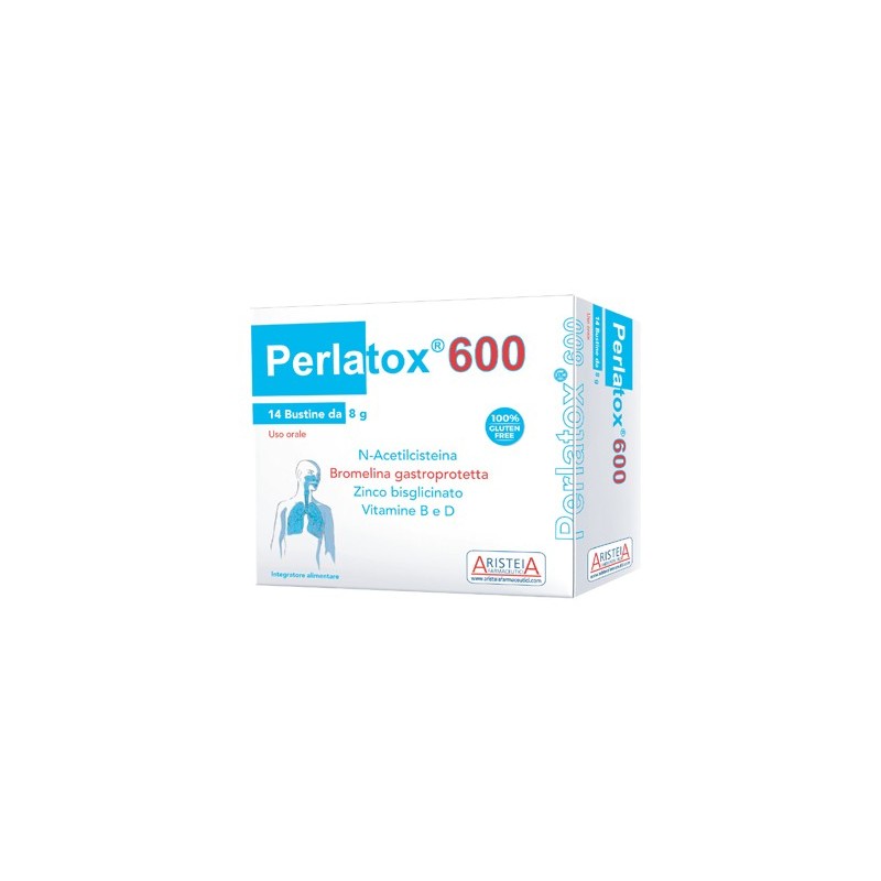 Aristeia Farmaceutici Perlatox 600 14 Bustine - Integratori per apparato respiratorio - 933875128 - Aristeia Farmaceutici - €...