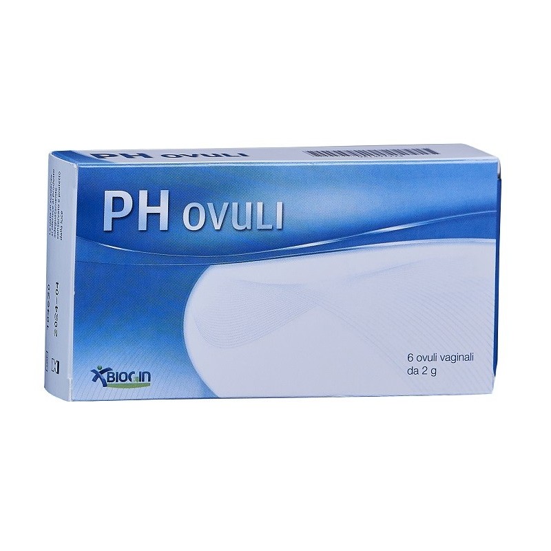 Biogin pH Ovuli Prevenzione di Vaginosi Batteriche e Micotiche 6 Pezzi - Lavande, ovuli e creme vaginali - 981492224 - Biogin...