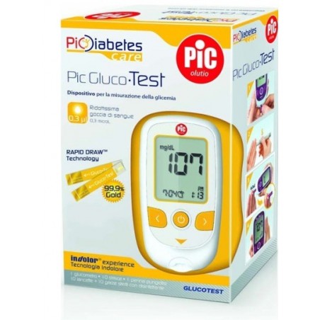 Pikdare Pic Glucotest Kit Glucometro Pikdare - 1 Pikdare Pic Glucotest Kit Glucometro Pikdare - 1