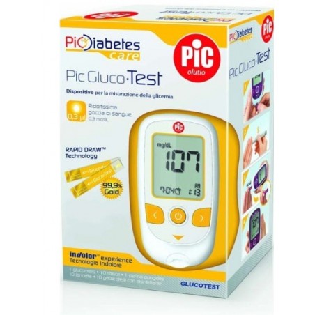 Pikdare Pic Glucotest Kit Glucometro - Rimedi vari - 927306617 - Pikdare - € 45,00