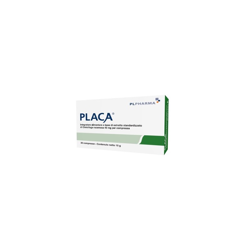 Pl Pharma Placa 30 Compresse - Integratori per ciclo mestruale e menopausa - 902072774 - Pl Pharma - € 14,88