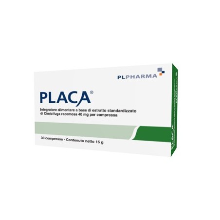 Pl Pharma Placa 30 Compresse - Integratori per ciclo mestruale e menopausa - 902072774 - Pl Pharma - € 14,91