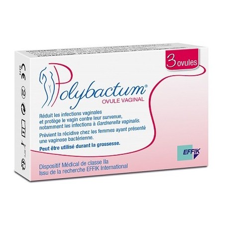 Effik Italia Polybactum 3 Ovuli Vaginali - Lavande, ovuli e creme vaginali - 927237040 - Effik Italia - € 16,71