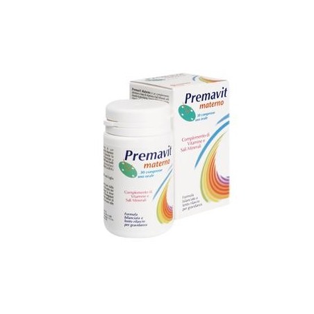 Valderma Premavit Materno 30 Compresse - Integratori prenatali e postnatali - 932770100 - Valderma - € 16,59