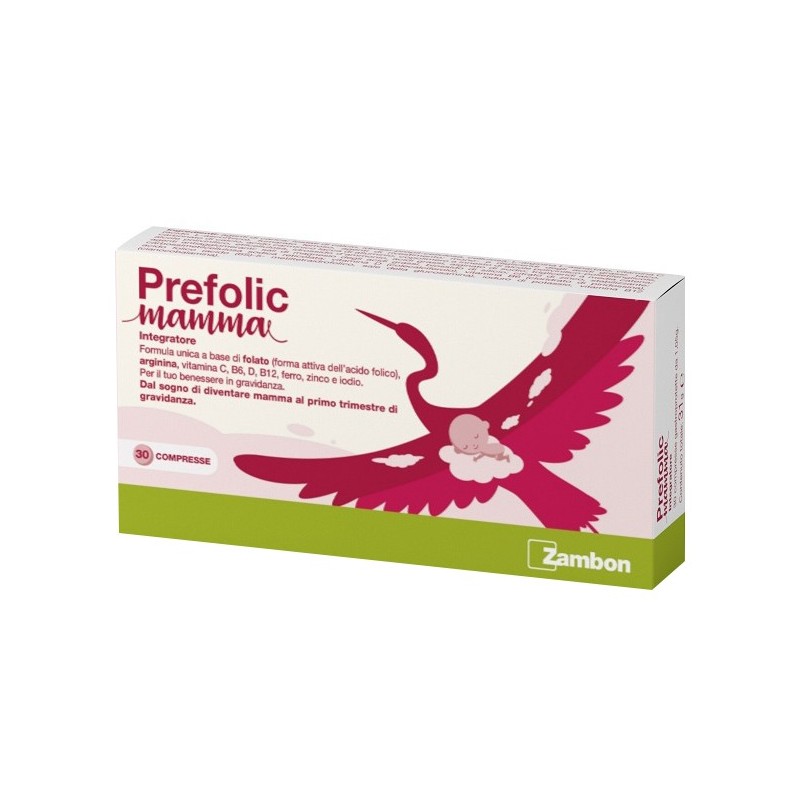 Zambon Prefolic Mamma 30 Compresse - Integratori prenatali e postnatali - 944324209 - Zambon Italia - € 16,15