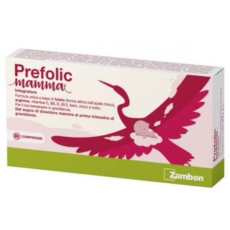 Zambon Prefolic Mamma 30 Compresse - Integratori prenatali e postnatali - 944324209 - Zambon Italia - € 16,11