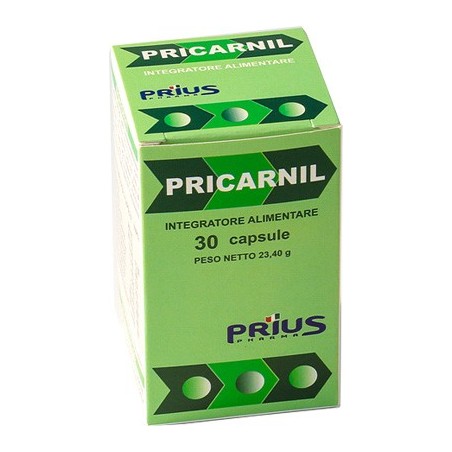Prius Pharma Pricarnil 60 Capsule - Integratori per concentrazione e memoria - 942802378 - Prius Pharma - € 32,03