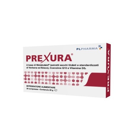 Pl Pharma Prexura 20 Compresse - Circolazione e pressione sanguigna - 943282828 - Pl Pharma - € 22,32