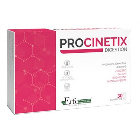 Procinetix Integratore Per Eliminare i Gas Intestinali 30 Compresse - Integratori per apparato digerente - 981966310 - Erfo -...