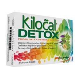Kilocal Detox 30 Compresse - Integratori per dimagrire ed accelerare metabolismo - 942819549 - Kilocal