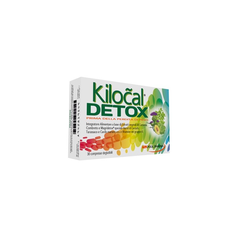 Kilocal Detox 30 Compresse - Integratori per dimagrire ed accelerare metabolismo - 942819549 - Kilocal - € 19,90