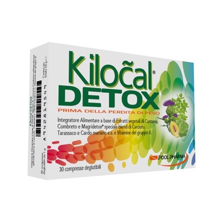 Kilocal Detox 30 Compresse - Integratori per dimagrire ed accelerare metabolismo - 942819549 - Kilocal - € 19,90