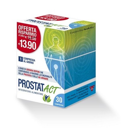 Prostat Act Integratore Per La Prostata 30 Compresse - Integratori per prostata - 973645346 - Linea Act - € 8,42