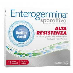 Enterogermina Sporattiva Alta Resistenza 12 Bustine Orodispersibili - Integratori per difese immunitarie - 943765204 - Entero...