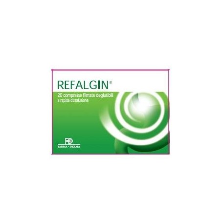 Farma-derma Refalgin 20 Compresse Filmate Deglutibili Refalgin - 1 Farma-derma Refalgin 20 Compresse Filmate Deglutibili Refalgin - 1