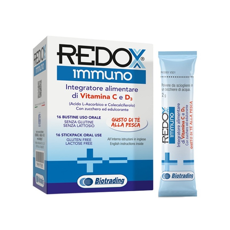 Biotrading Unipersonale Redox Immuno 16 Stick - Integratori per difese immunitarie - 944249388 - Biotrading Unipersonale - € ...