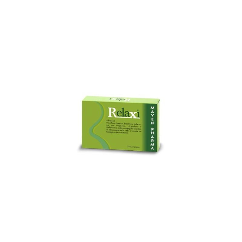 Maven Pharma Relaxi 30 Compresse - Integratori per umore, anti stress e sonno - 930175017 - Maven Pharma - € 17,70