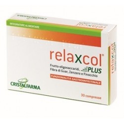 Cristalfarma Relaxcol Plus 30 Compresse - Integratori per regolarità intestinale e stitichezza - 934028794 - Relaxcol - € 19,67