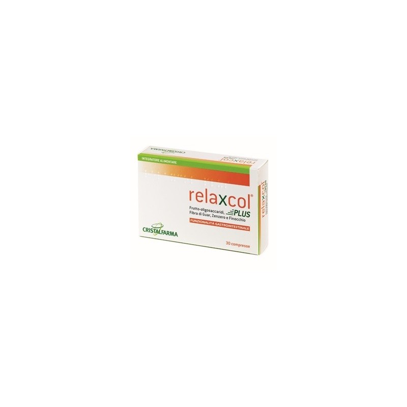 Cristalfarma Relaxcol Plus 30 Compresse - Integratori per regolarità intestinale e stitichezza - 934028794 - Relaxcol - € 19,84