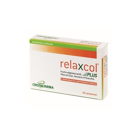 Cristalfarma Relaxcol Plus 30 Compresse - Integratori per regolarità intestinale e stitichezza - 934028794 - Relaxcol - € 19,84