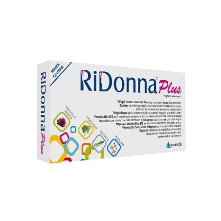 Biodelta Ridonna Plus 30 Compresse - Integratori per ciclo mestruale e menopausa - 943303091 - Biodelta - € 20,63