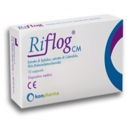 Konpharma Riflog CM 10 Supposte - Farmaci per stitichezza e lassativi - 971477169 - Konpharma - € 18,45