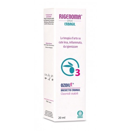 Erbagil Spray Rigenoma 20 Ml - Trattamenti per dermatite e pelle sensibile - 931503597 - Erbagil - € 19,34