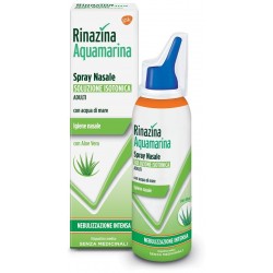 Rinazina Aquamarina Aloe Soluzione Isotonica - Spray Nebulizzazione Intensa 100 Ml - Soluzioni Isotoniche - 977675608 - Rinaz...
