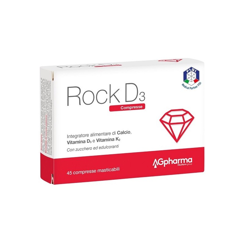 Ag Pharma Rock D3 45 Compresse - Vitamine e sali minerali - 935696904 - Ag Pharma - € 14,63