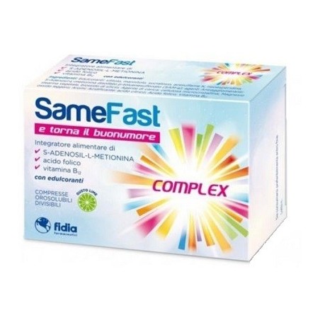 Fidia Farmaceutici Samefast Up Complex 20 Compresse Orosolubili Divisibili Fidia Farmaceutici - 1 Fidia Farmaceutici Samefast Up Complex 20 Compresse Orosolubili Divisibili Fidia Farmaceutici - 1