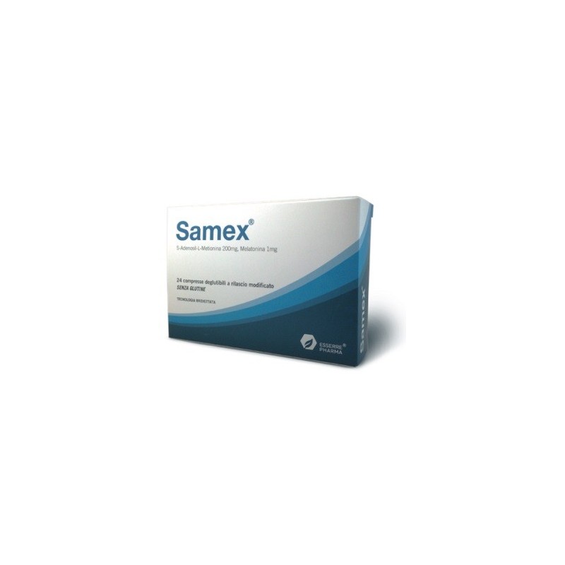 Esserre Pharma Samex 24 Compresse Deglutibili A Rilascio Prolungato - Integratori per umore, anti stress e sonno - 970522254 ...