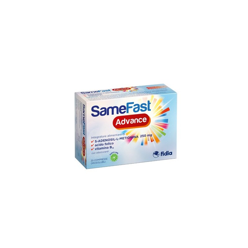 Fidia Farmaceutici Samefast Advance 20 Compresse Orosolubili - Integratori per concentrazione e memoria - 978495998 - Fidia F...
