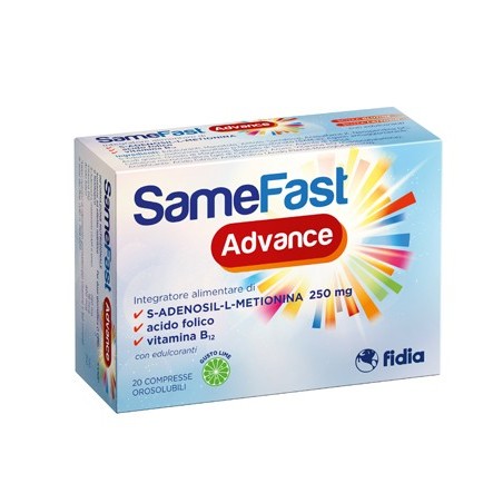 Fidia Farmaceutici Samefast Advance 20 Compresse Orosolubili - Integratori per concentrazione e memoria - 978495998 - Fidia F...