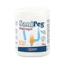 Sanitas Lab. Chimico Farm. Sanipeg Macrogol Polvere Per Soluzione Orale Barattolo 300 G - Colon irritabile - 933330957 - Sani...