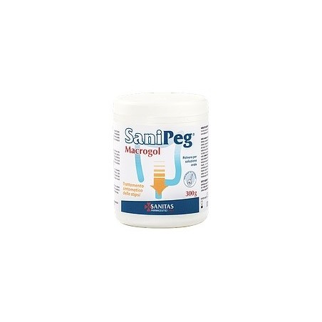 Sanitas Lab. Chimico Farm. Sanipeg Macrogol Polvere Per Soluzione Orale Barattolo 300 G Sanitas Lab. Chimico Farm. - 1 Sanitas Lab. Chimico Farm. Sanipeg Macrogol Polvere Per Soluzione Orale Barattolo 300 G Sanitas Lab. Chimico Farm. - 1