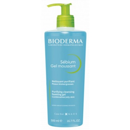 Bioderma Italia Sebium Gel Moussant 500ml - Trattamenti per pelle impura e a tendenza acneica - 922540455 - Bioderma - € 17,57
