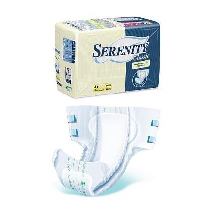 Pannolone Per Incontinenza A Mutandina Serenity Classic Formato Super Taglia Large 30 Pezzi Serenity - 1 Pannolone Per Incontinenza A Mutandina Serenity Classic Formato Super Taglia Large 30 Pezzi Serenity - 1
