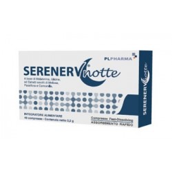 Pl Pharma Serenerv Notte 40 Compresse 0,8 Mg - Integratori per umore, anti stress e sonno - 936048800 - Pl Pharma - € 14,96